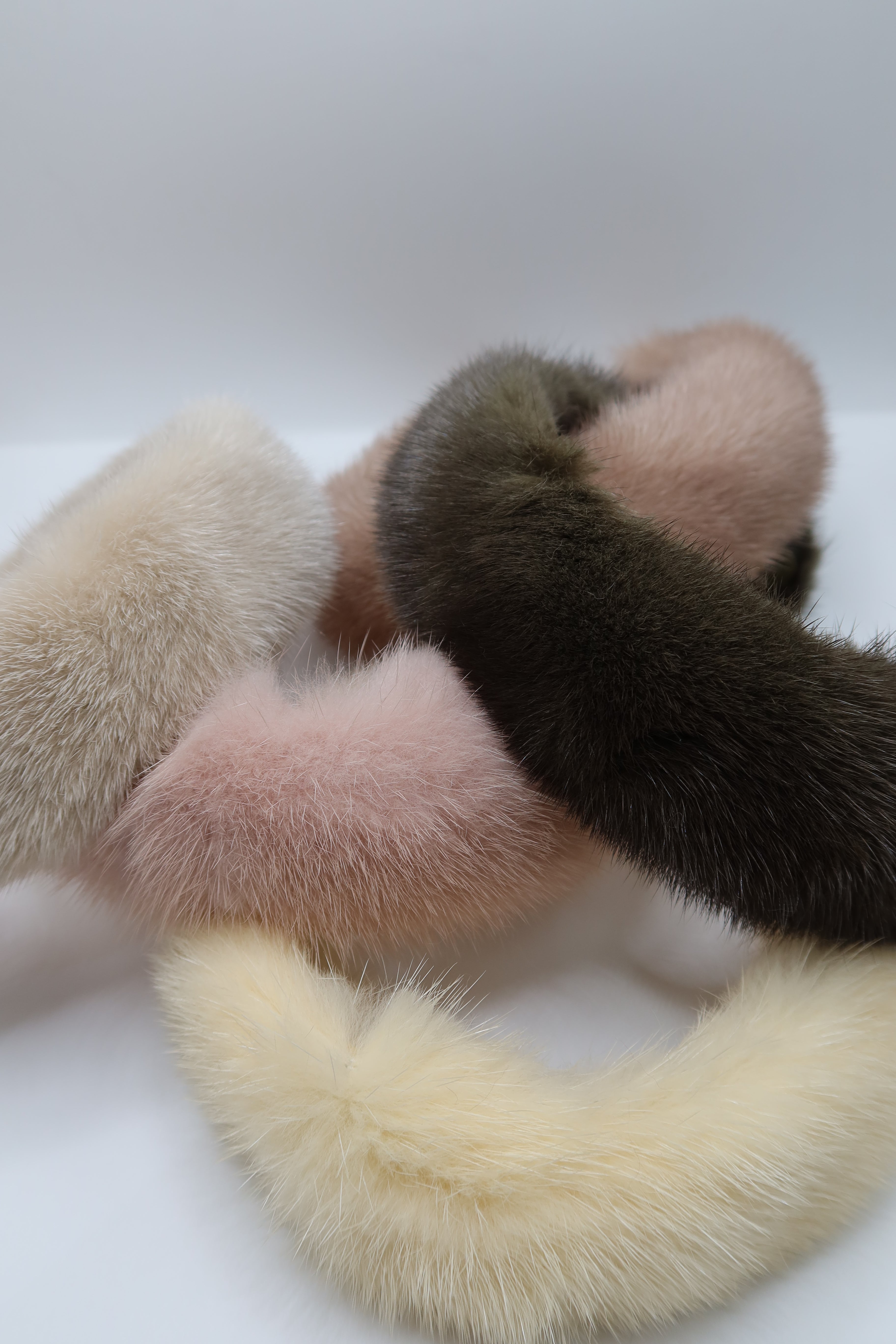 Cerchietto per Capelli in Visone