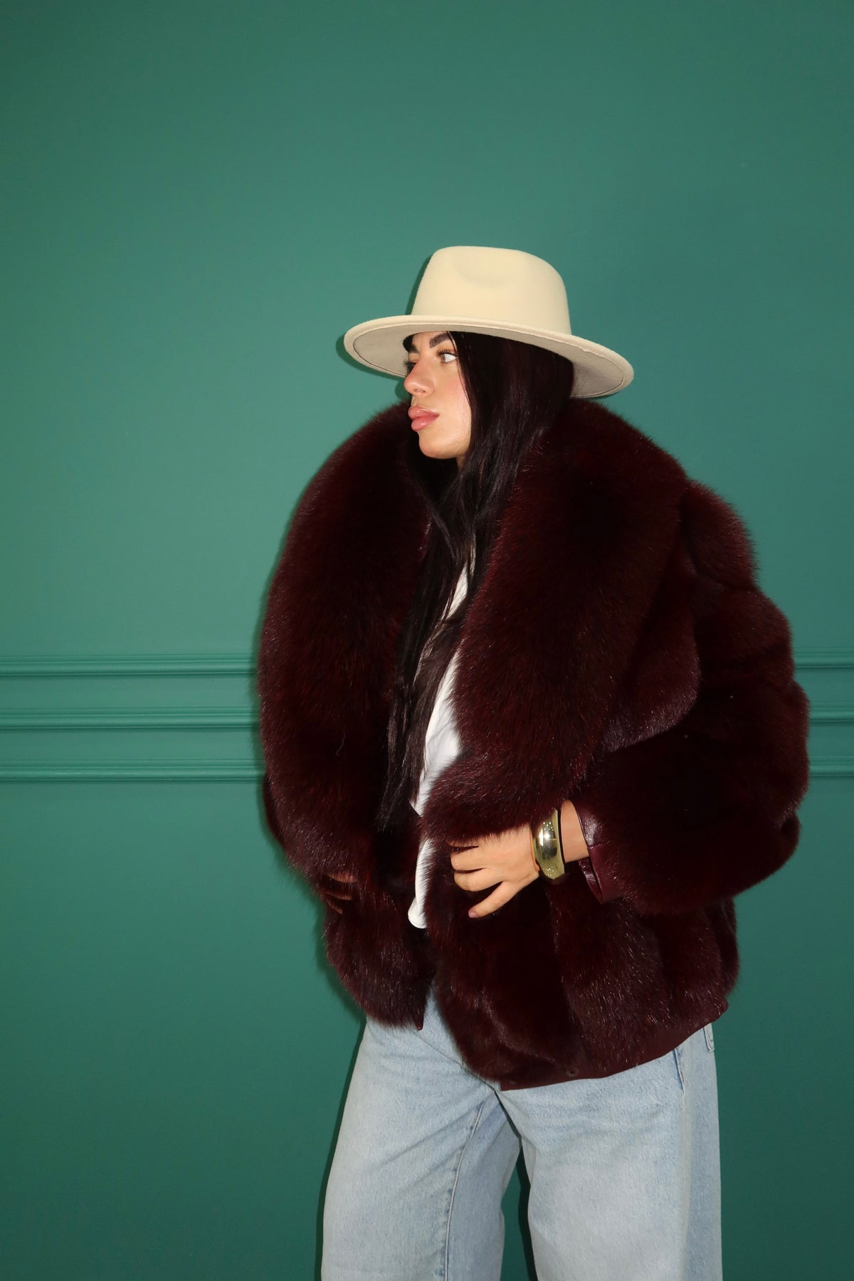 Bomber Comfy “Chiara” Bordeaux