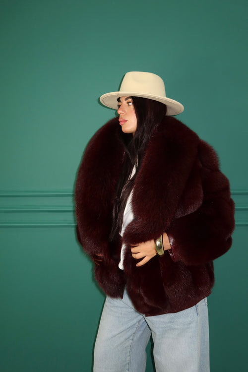Bomber Comfy “Chiara” Bordeaux