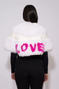 Maxi Stola con scritta LOVE