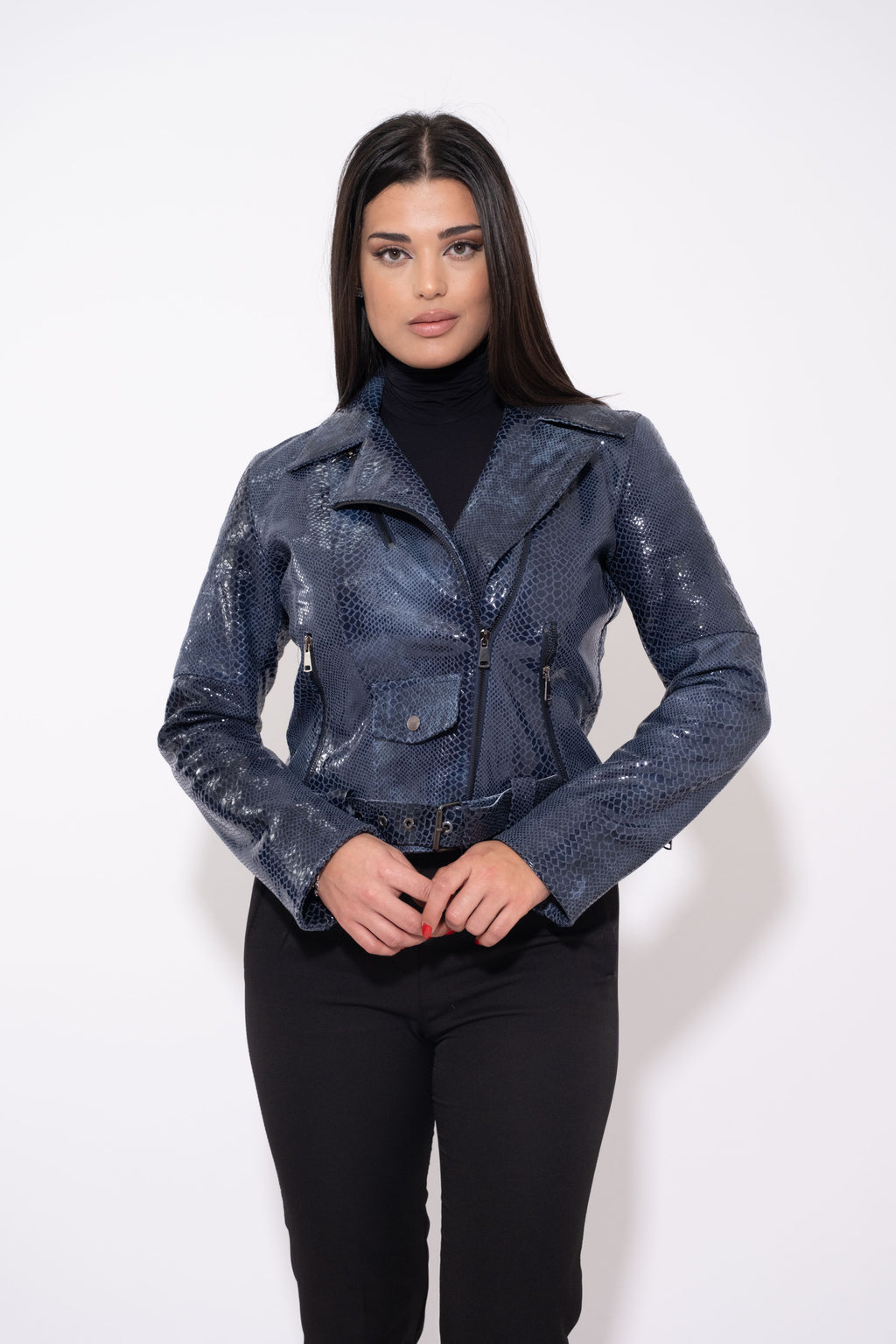 Snake Leather Jacket