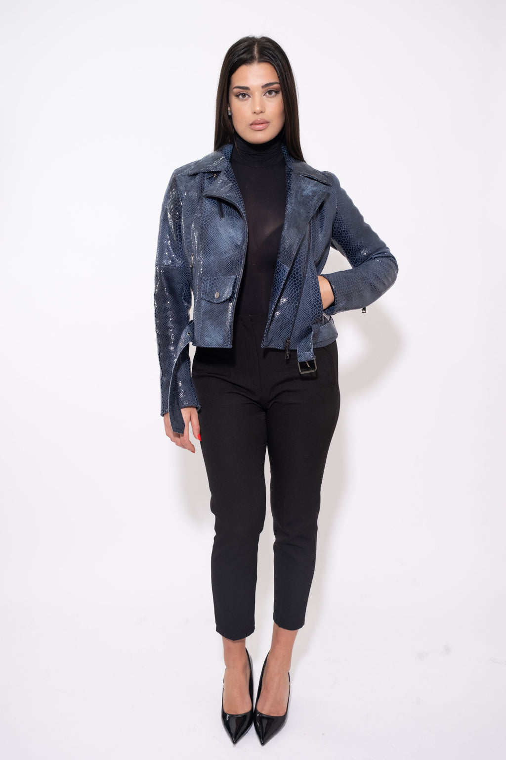 Snake Leather Jacket