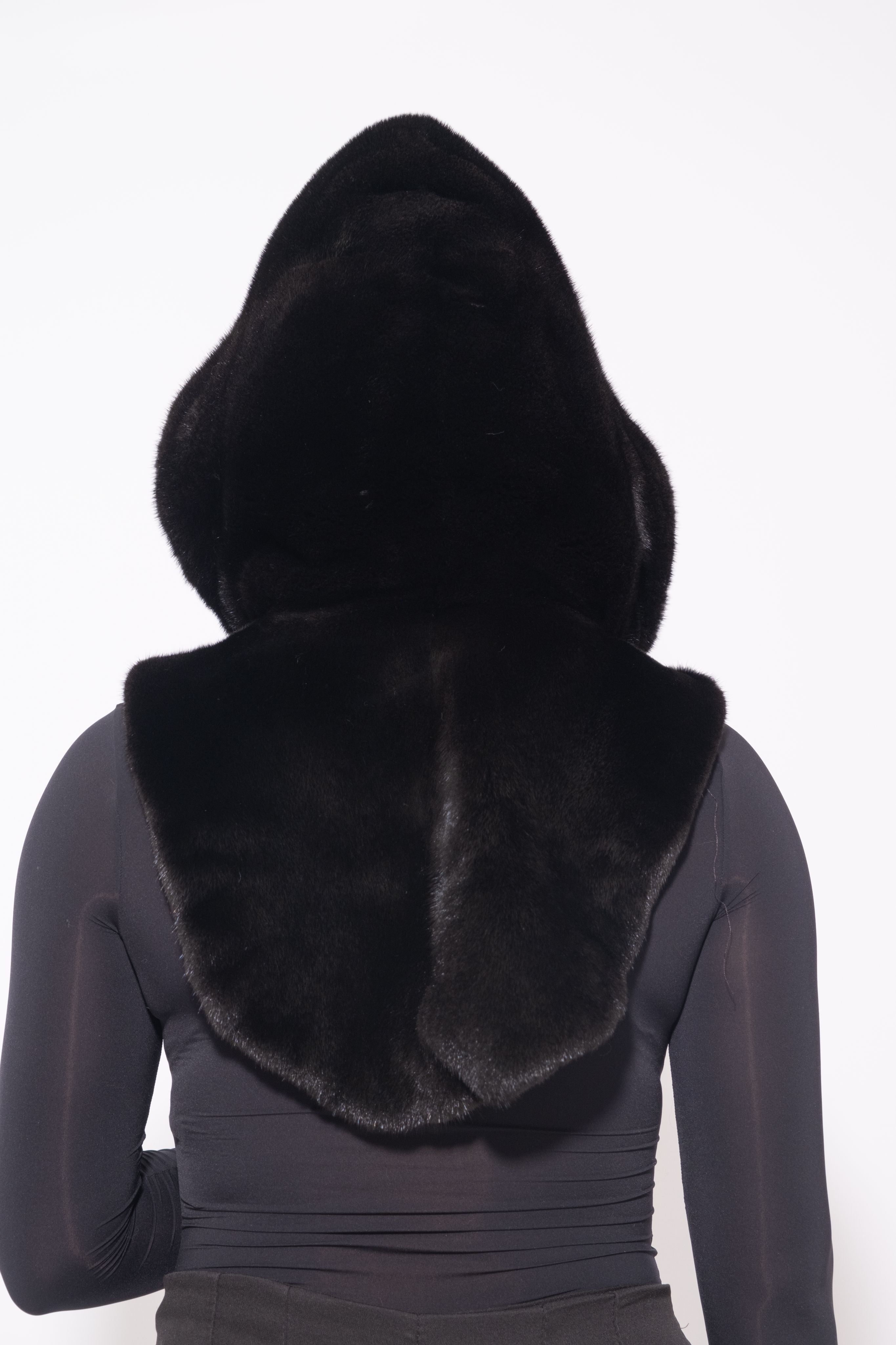 PRE ORDINE- Cappuccio in Visone