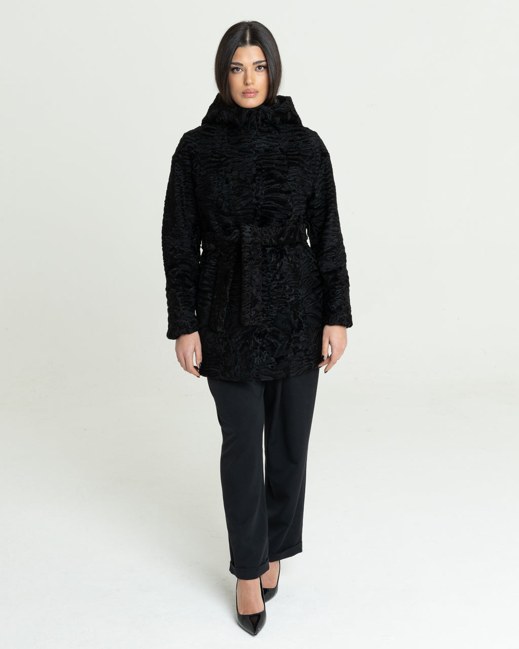 PRE ORDER- Cappotto Linda Nero