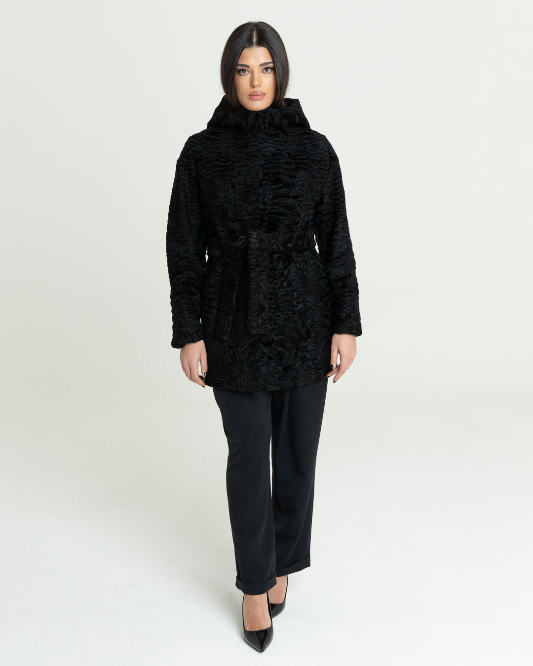 PRE ORDER- Cappotto Linda Nero