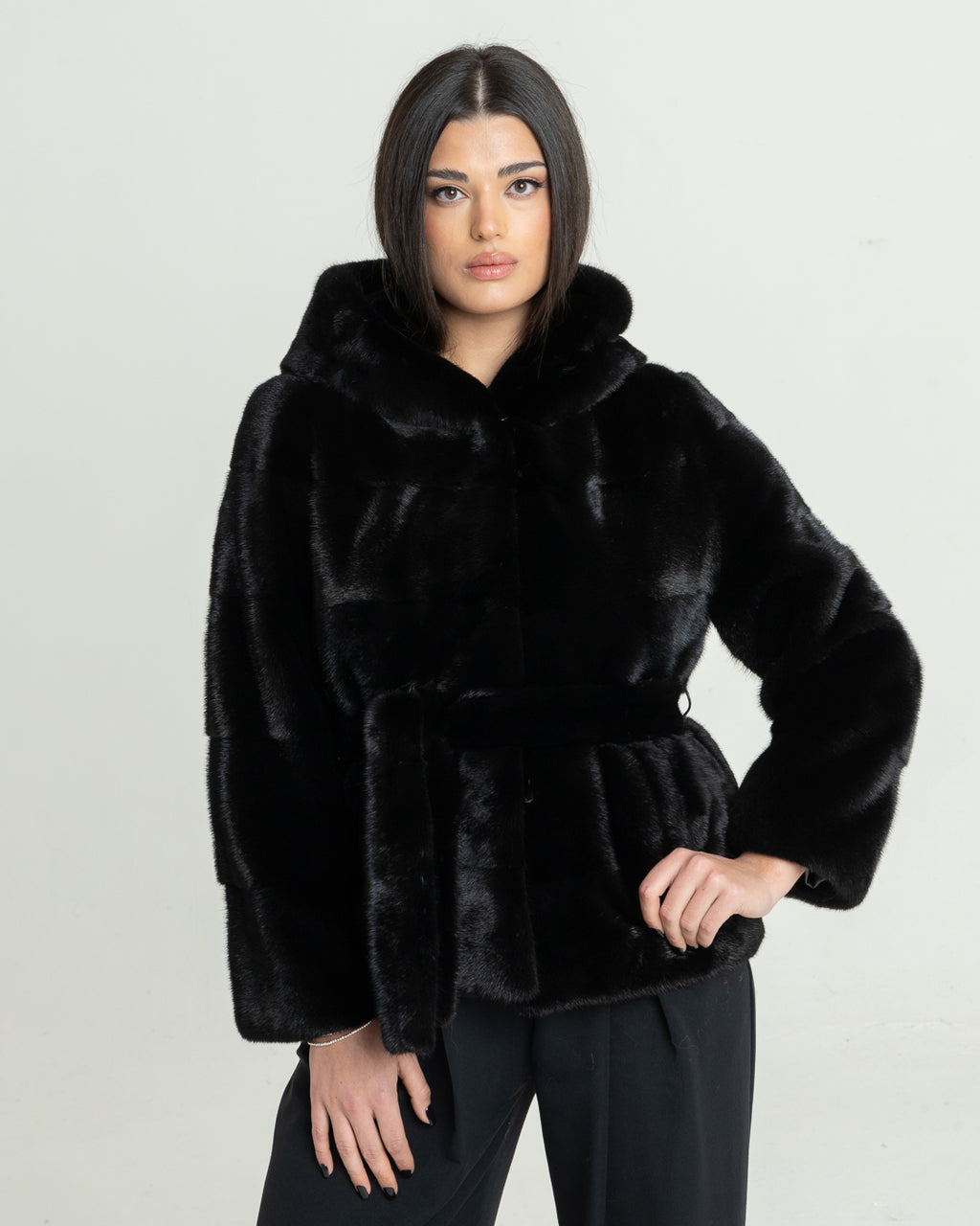 Visone Nero Orizzontale Top Quality