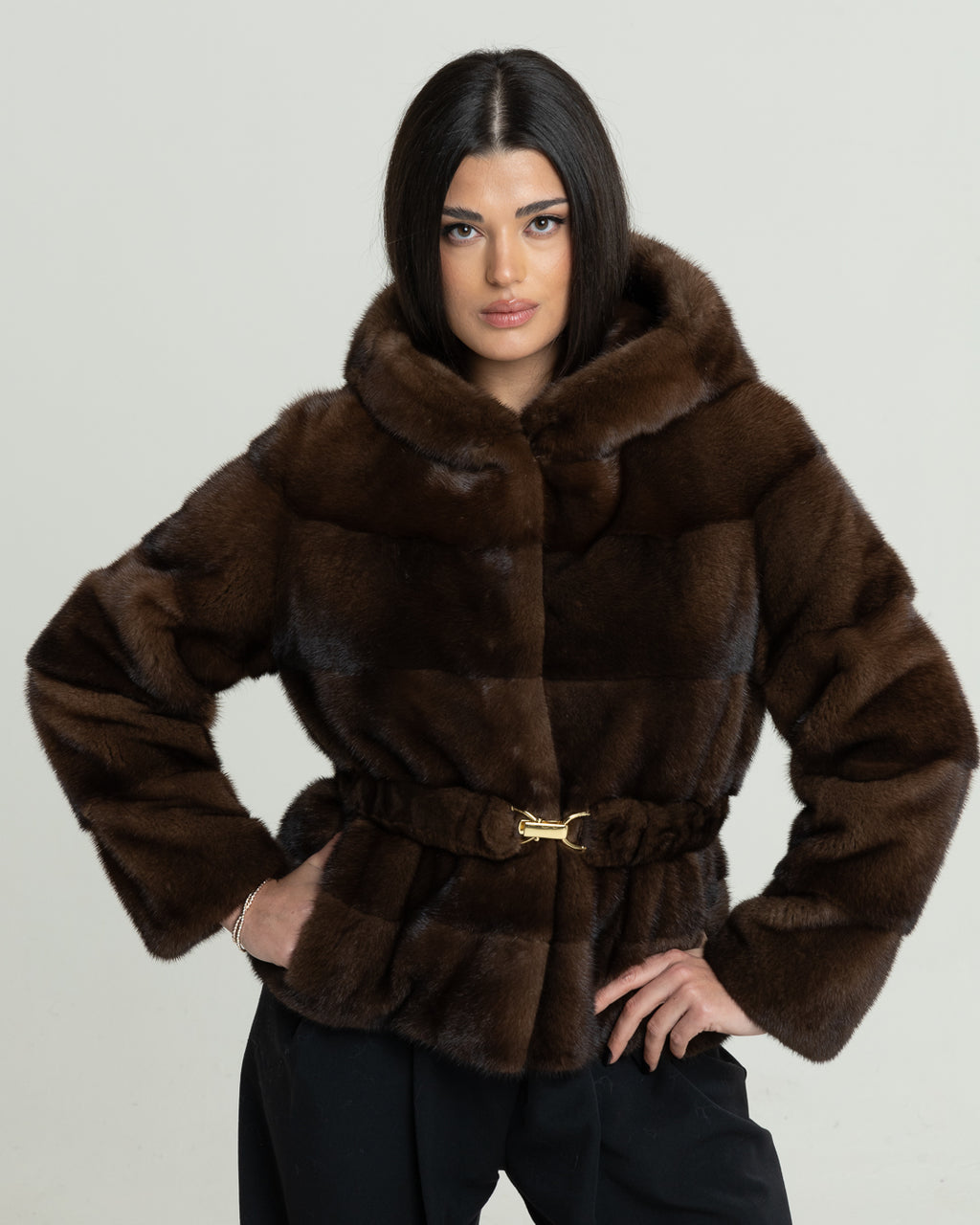 Giacca Visone Orizzontale- TOP QUALITY