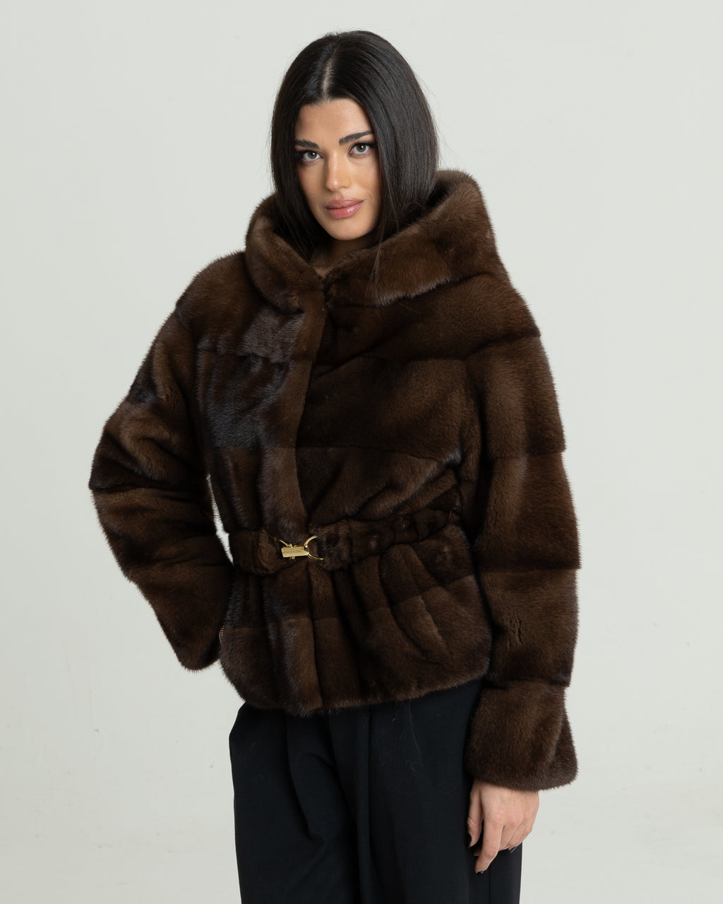 Giacca Visone Orizzontale- TOP QUALITY