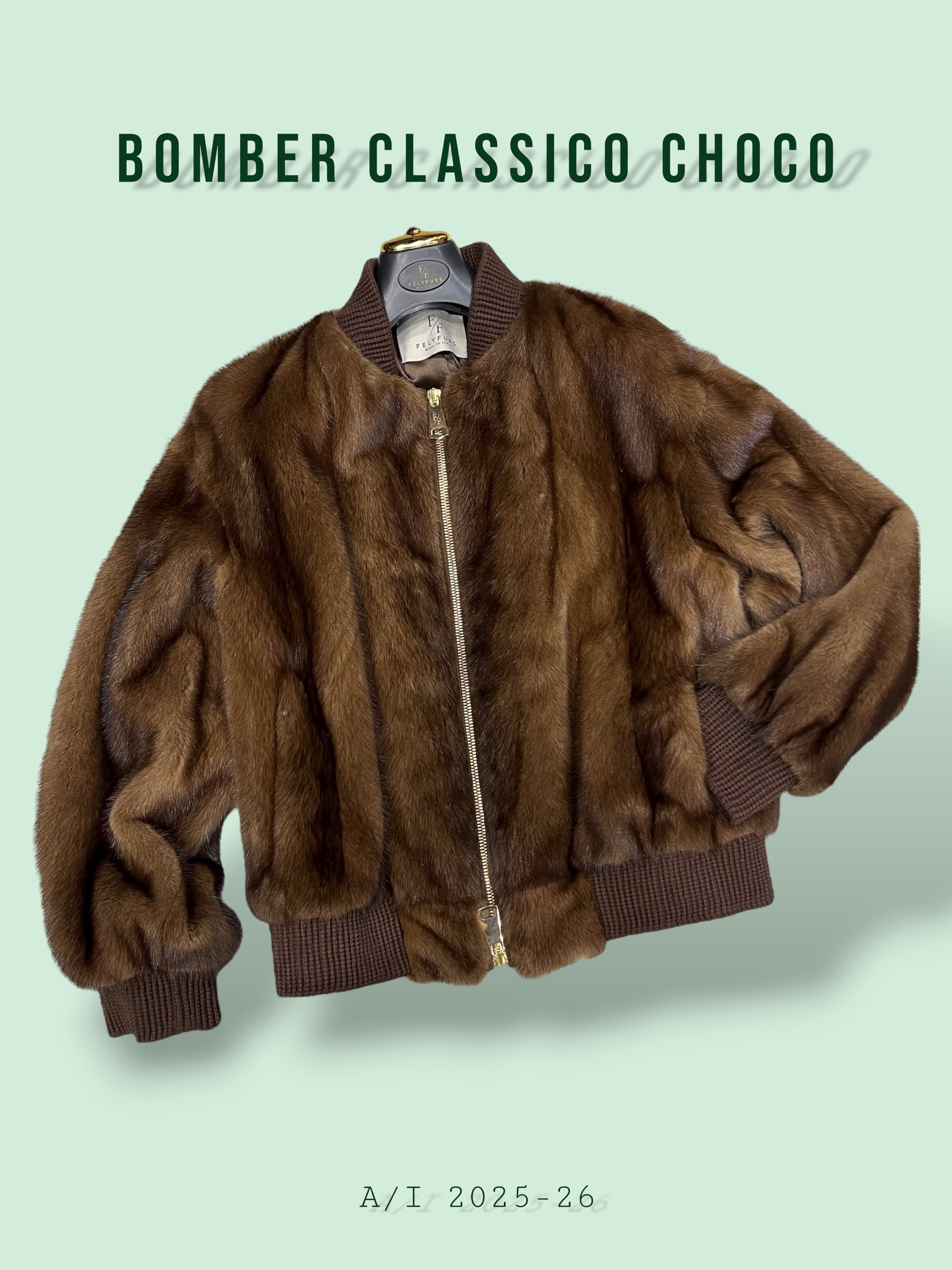 PRE ORDINE- Bomber Classico Choco