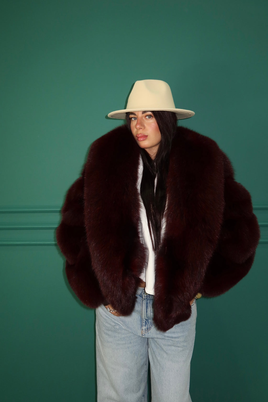 Bomber Comfy “Chiara” Bordeaux
