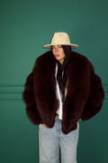 Bomber Comfy “Chiara” Bordeaux