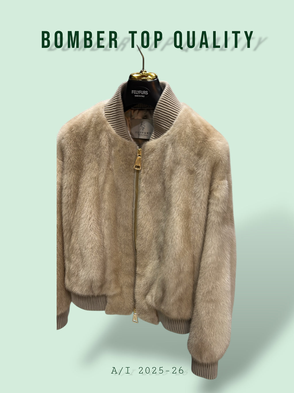 Bomber Visone- Top Quality