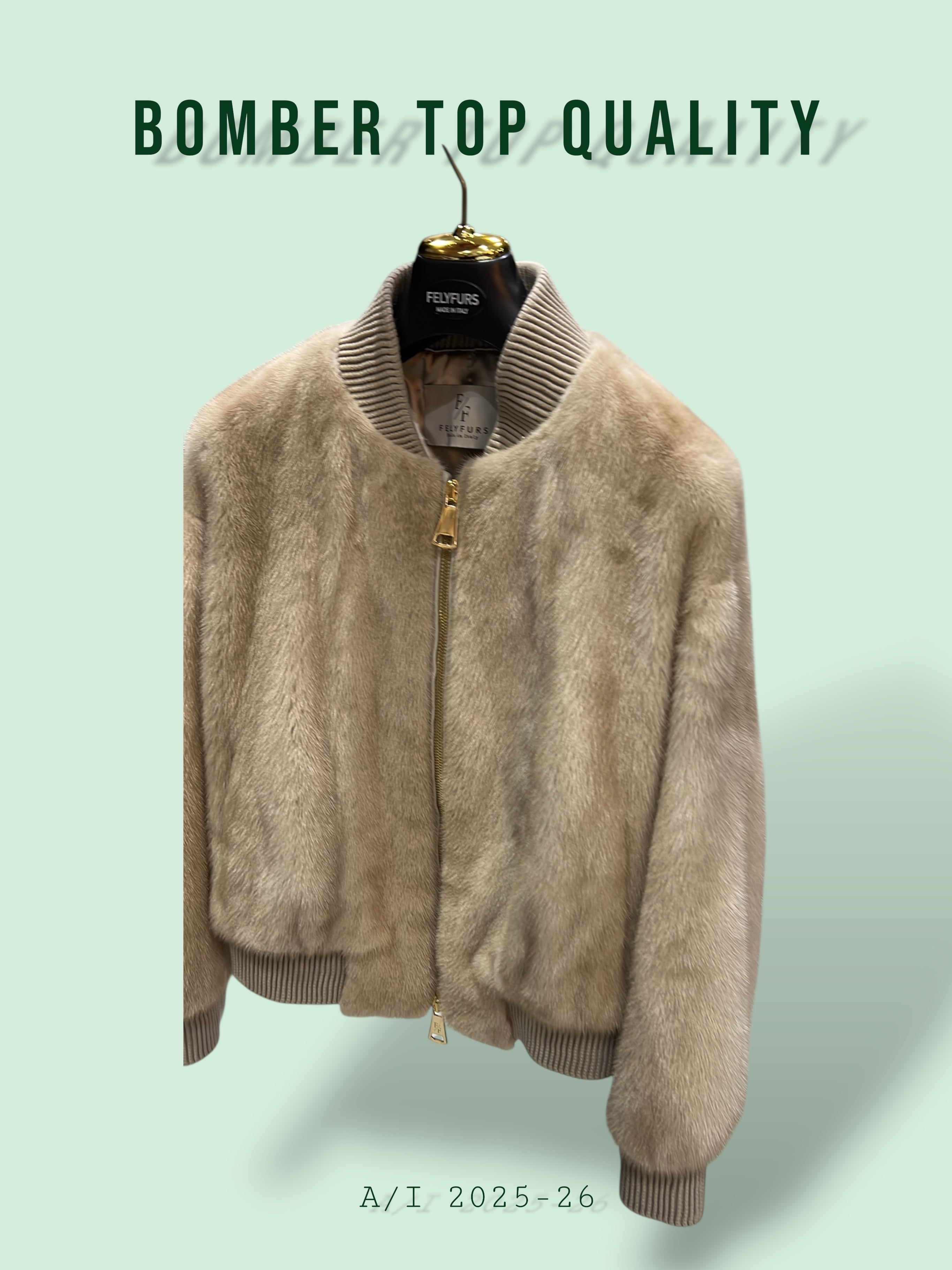 Bomber Visone- Top Quality